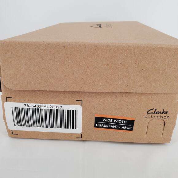 Clarks Laurieann Rae Sandal Thong Adjustable Taupe Metallic Womens 12 Wide New - Picture 6 of 6